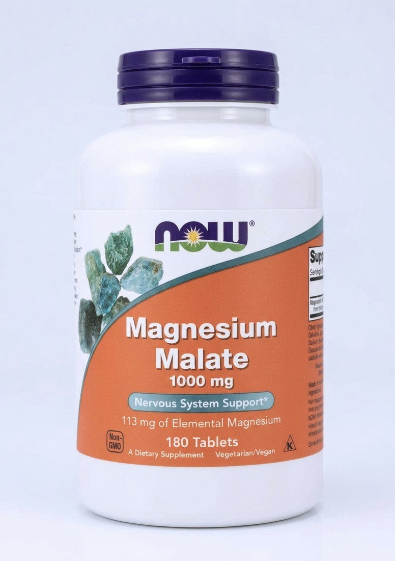 NOW Magnesium Malate 180 tablets