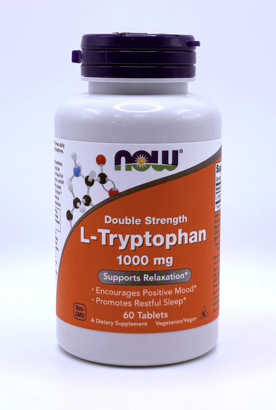 L-Tryptophan 1000mg (Double Strength) 60 Tablets