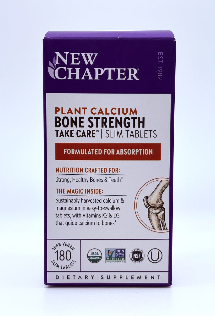 New Chapter Plant Calcium Bone Strength 180 tablets