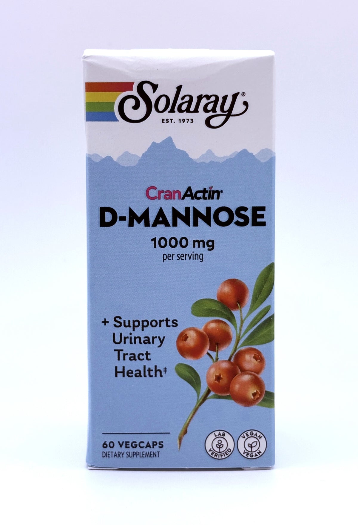 CranActin D-Mannose 1000mg 60 Capsules