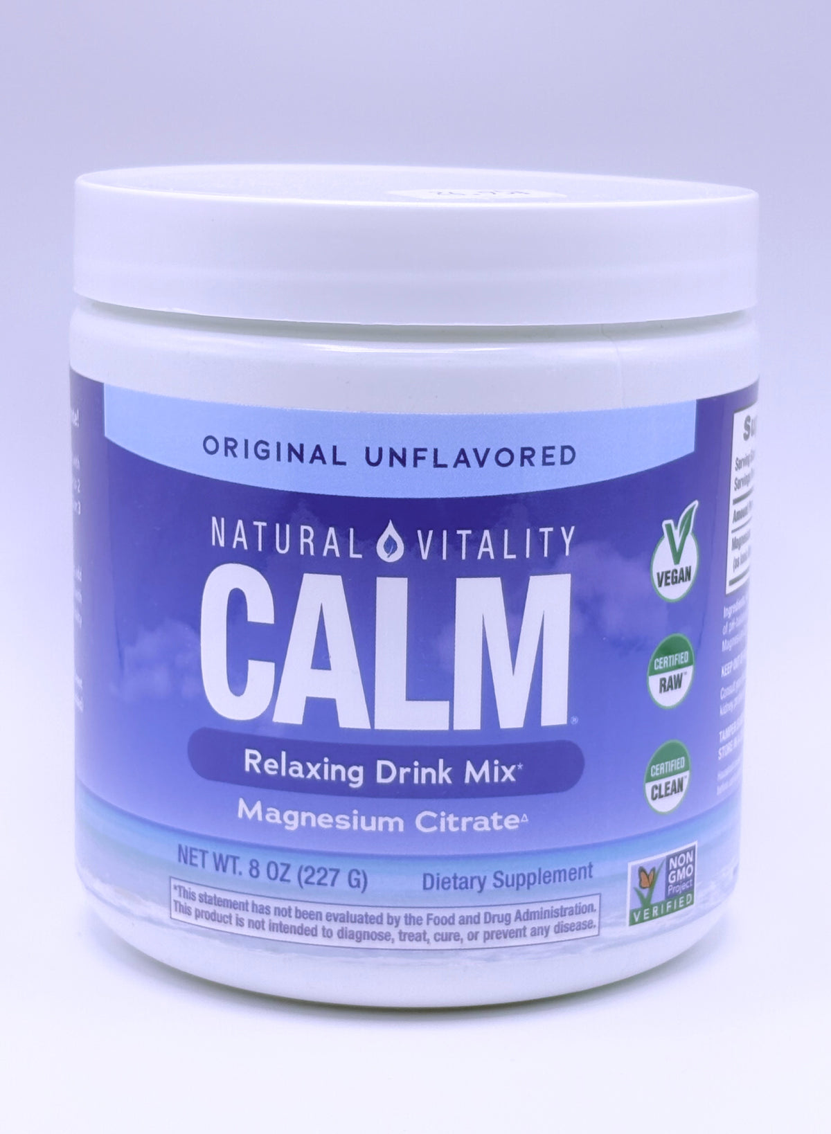 Calm Natural Vitality Magnesium Citrate Relaxing Drink Mix