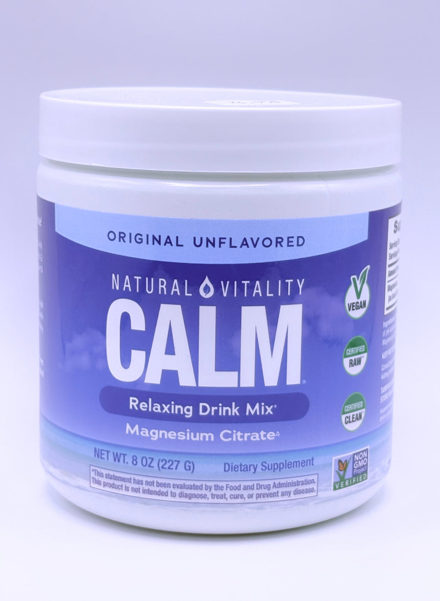 Calm Natural Vitality Magnesium Citrate Relaxing Drink Mix