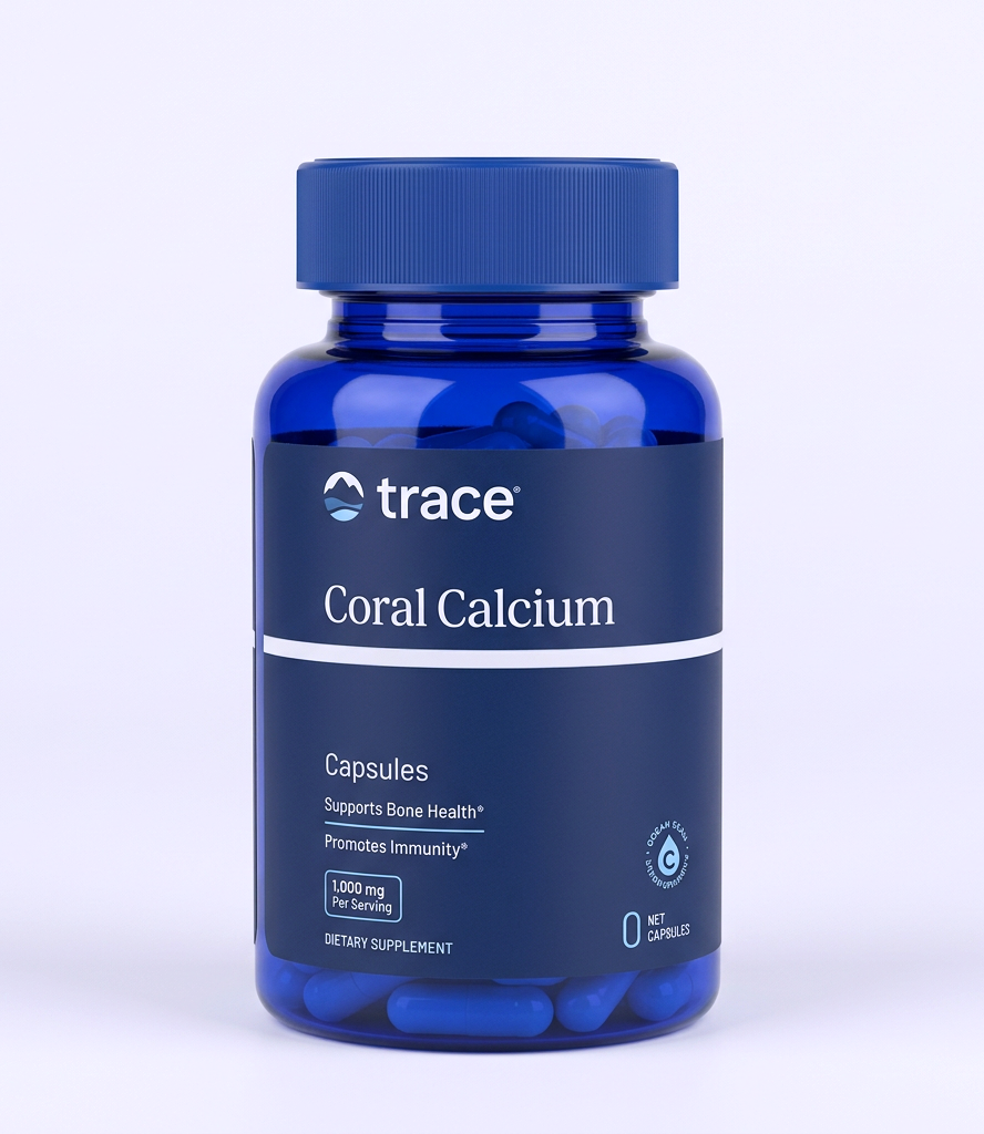 Trace Minerals Coral Calcium 1,145mg 60 capsules