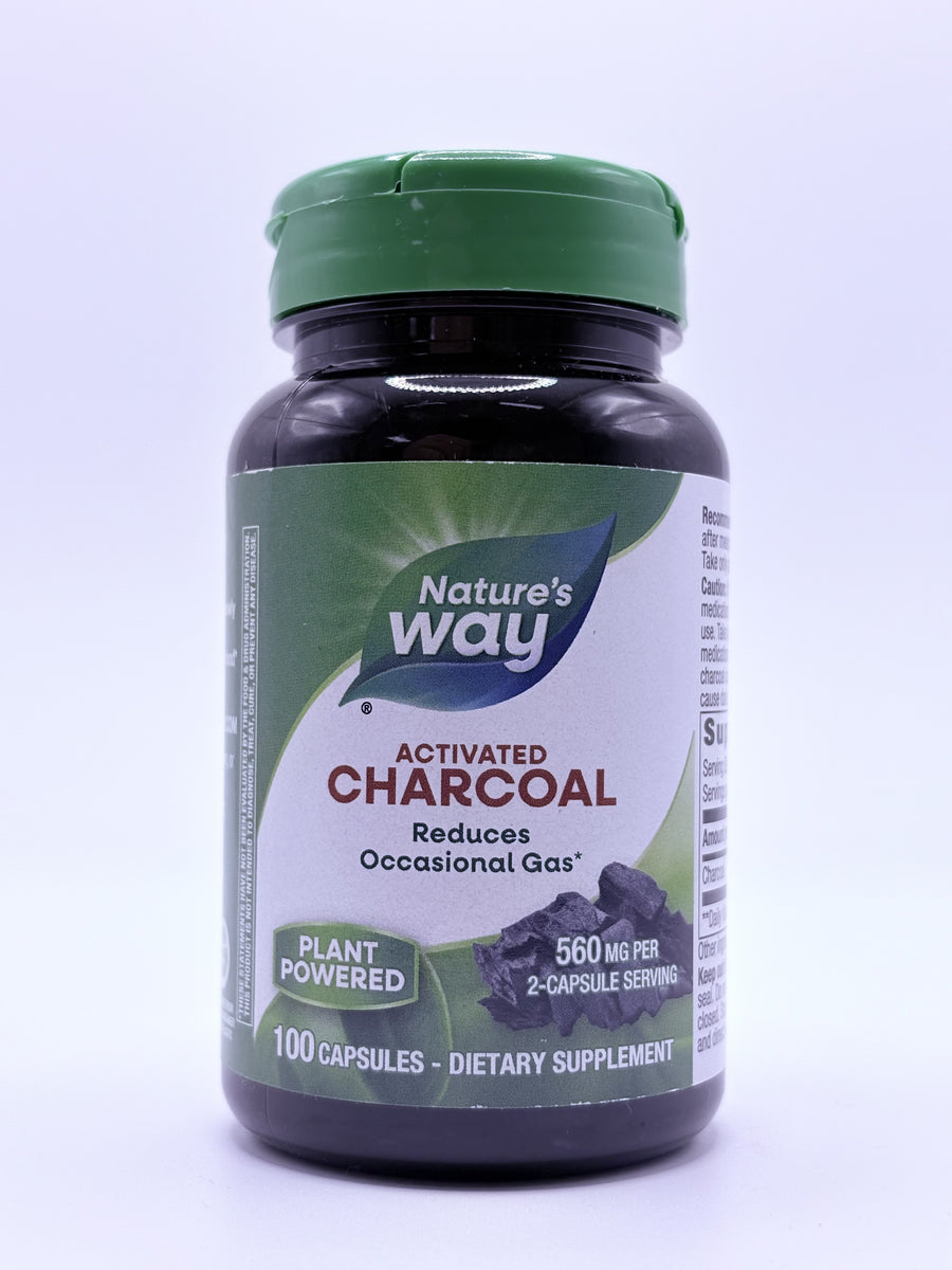 Nature's Way Activated Charcoal 100 capsules