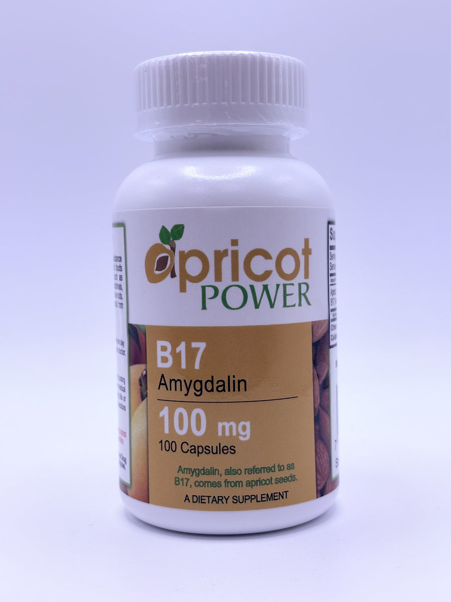 Apricot Power B17 Amygdalin 100mg 100 Capsules