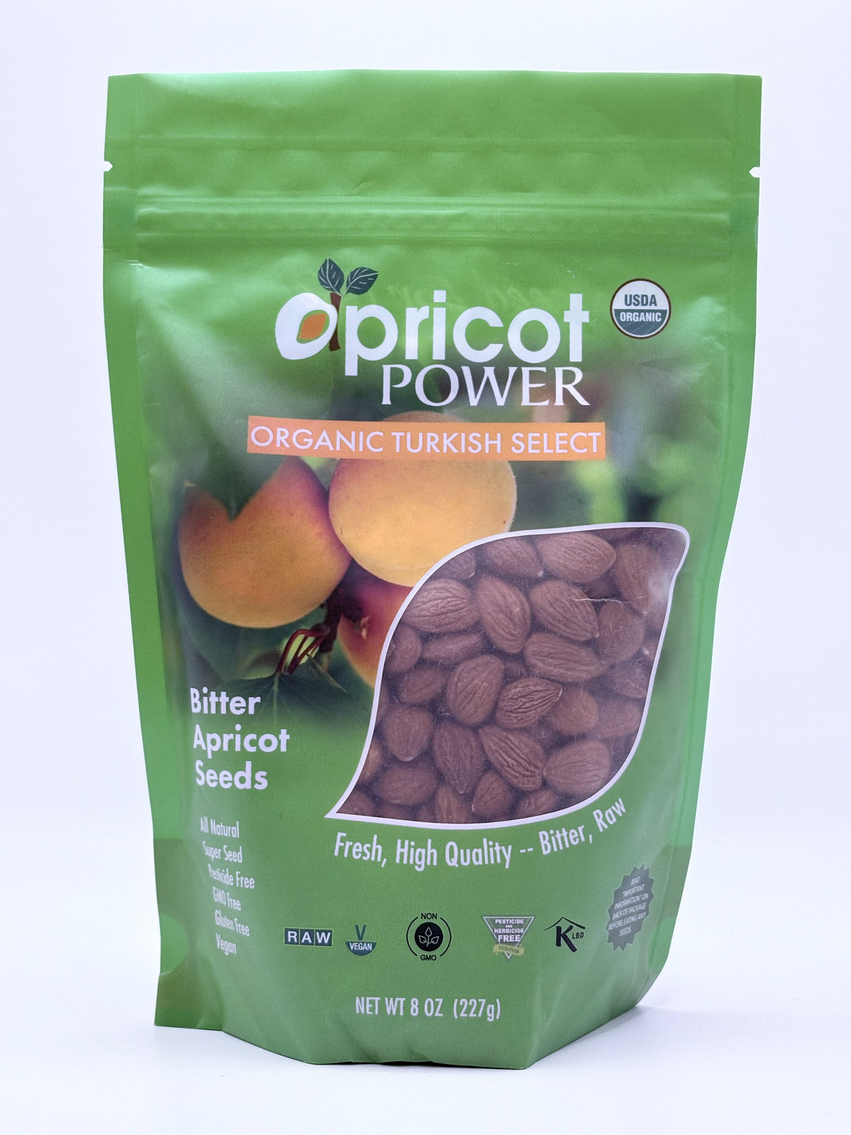 Apricot Power Bitter Apricot Seeds 8 oz