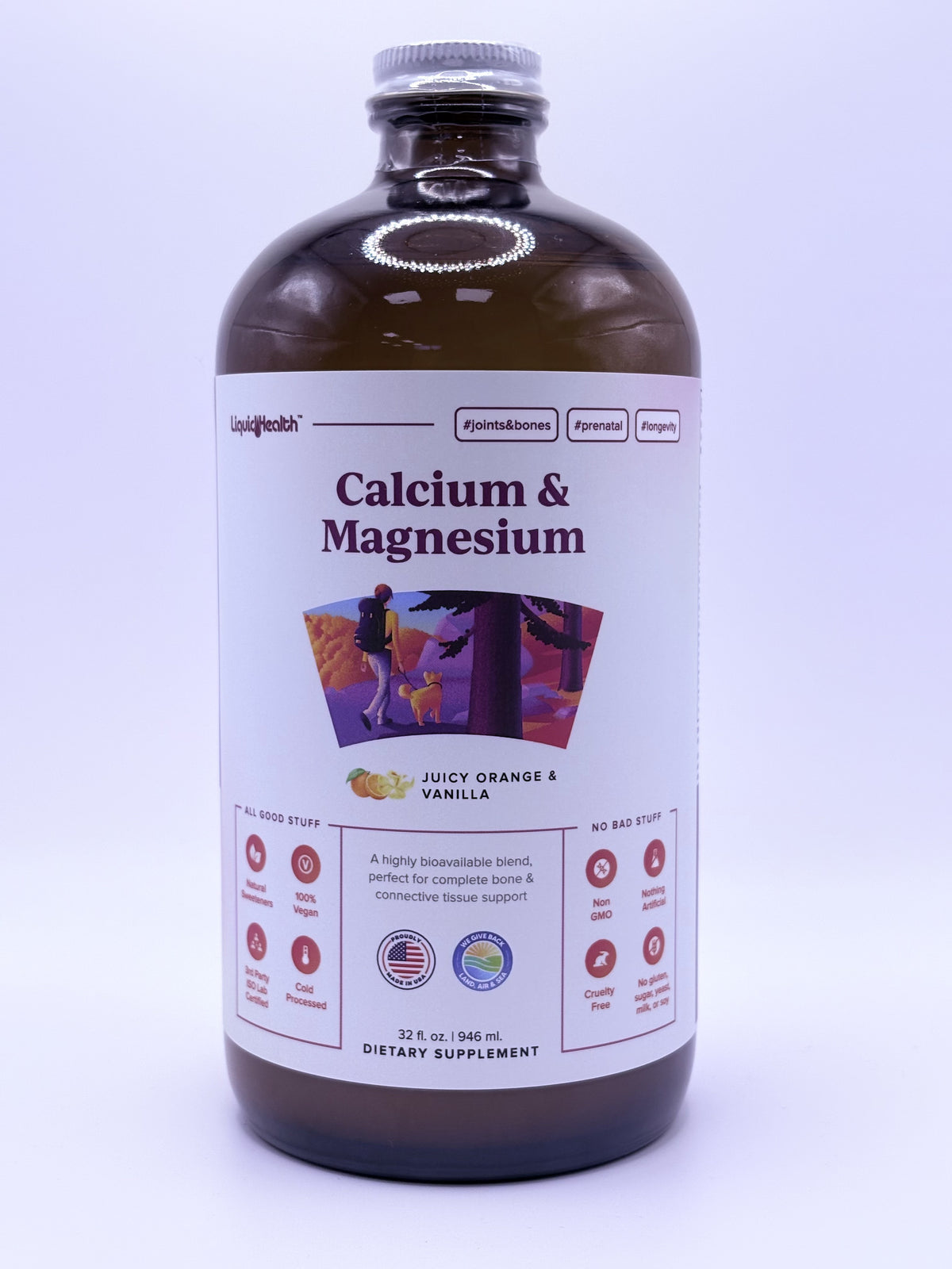 Liquid Health Calcium & Magnesium 32 fl oz