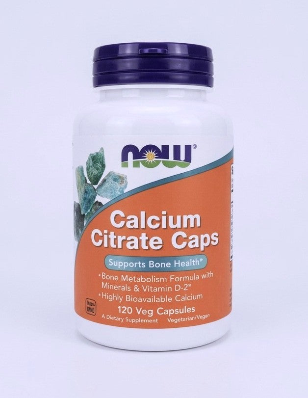 NOW Calcium Citrate Caps 120 capsules