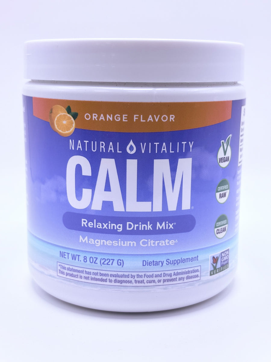 Natural Vitality Calm Relaxing Drink Mix Orange 8 oz