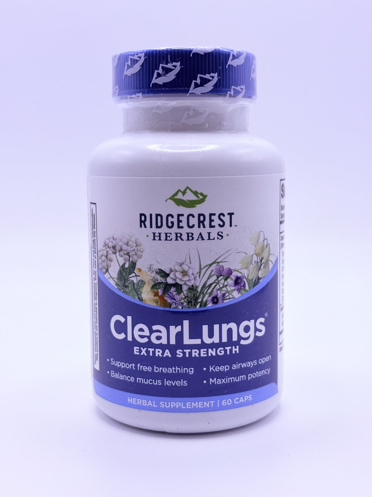 Ridgecrest Herbals ClearLungs Extra Strength 60 Capsules