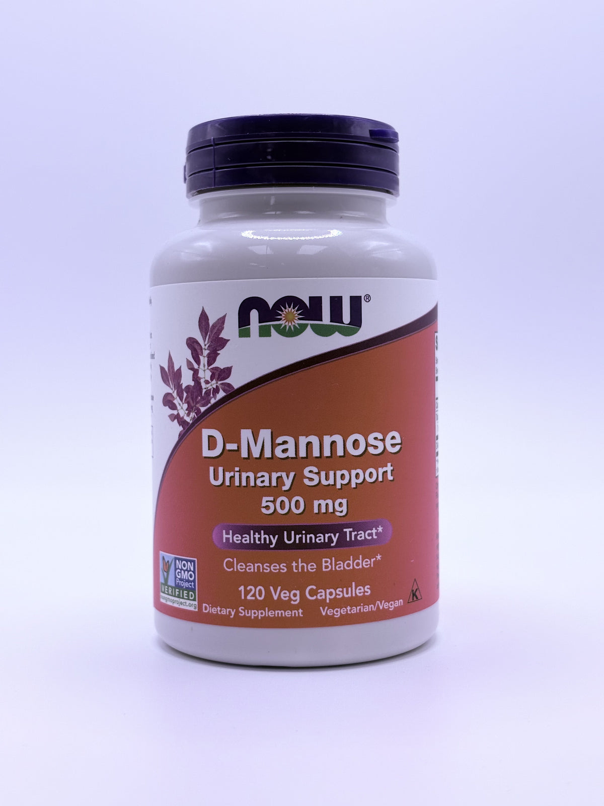 NOW D-Mannose 500mg 120 capsules