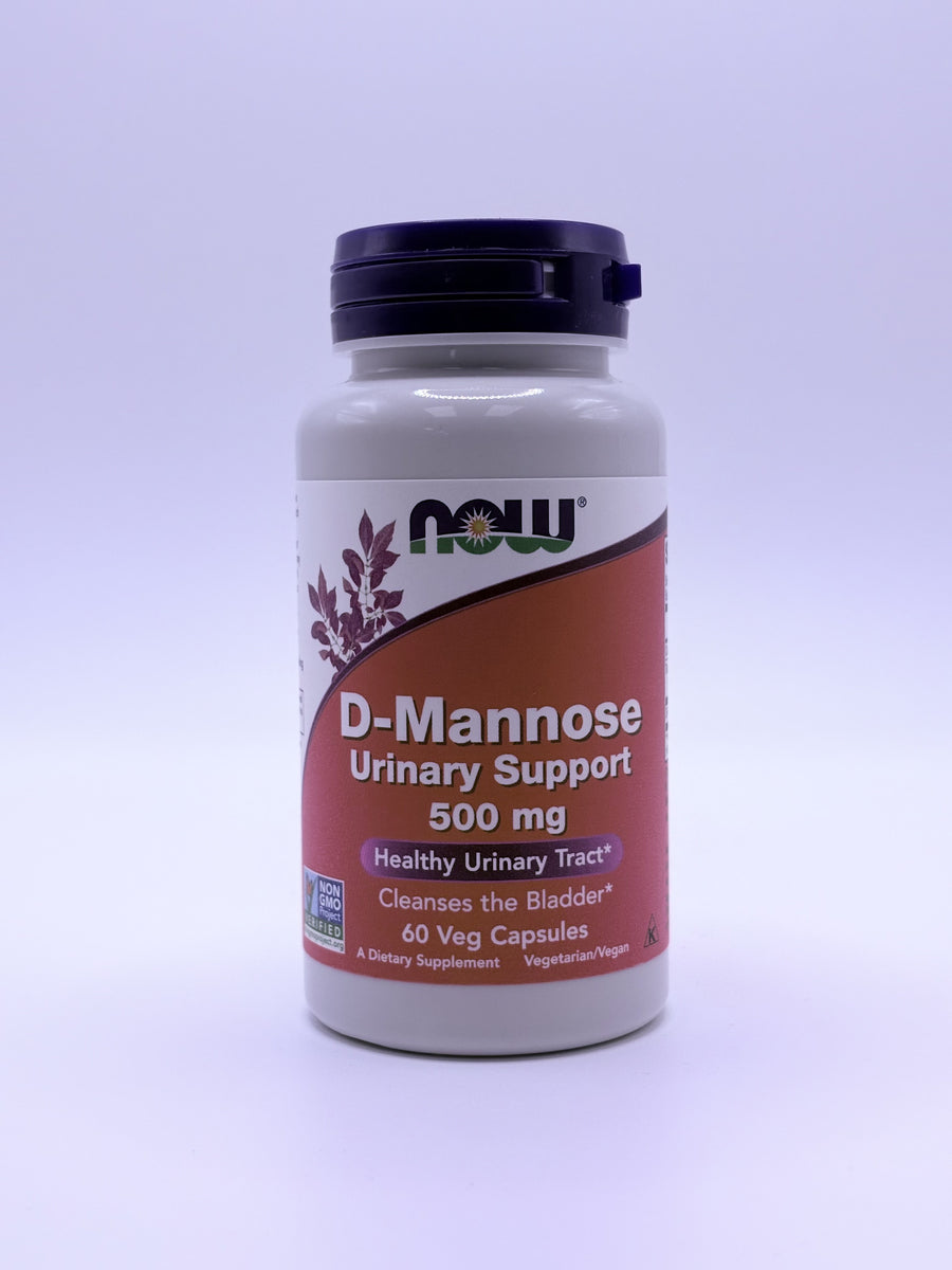NOW D-Mannose 500mg 60 capsules