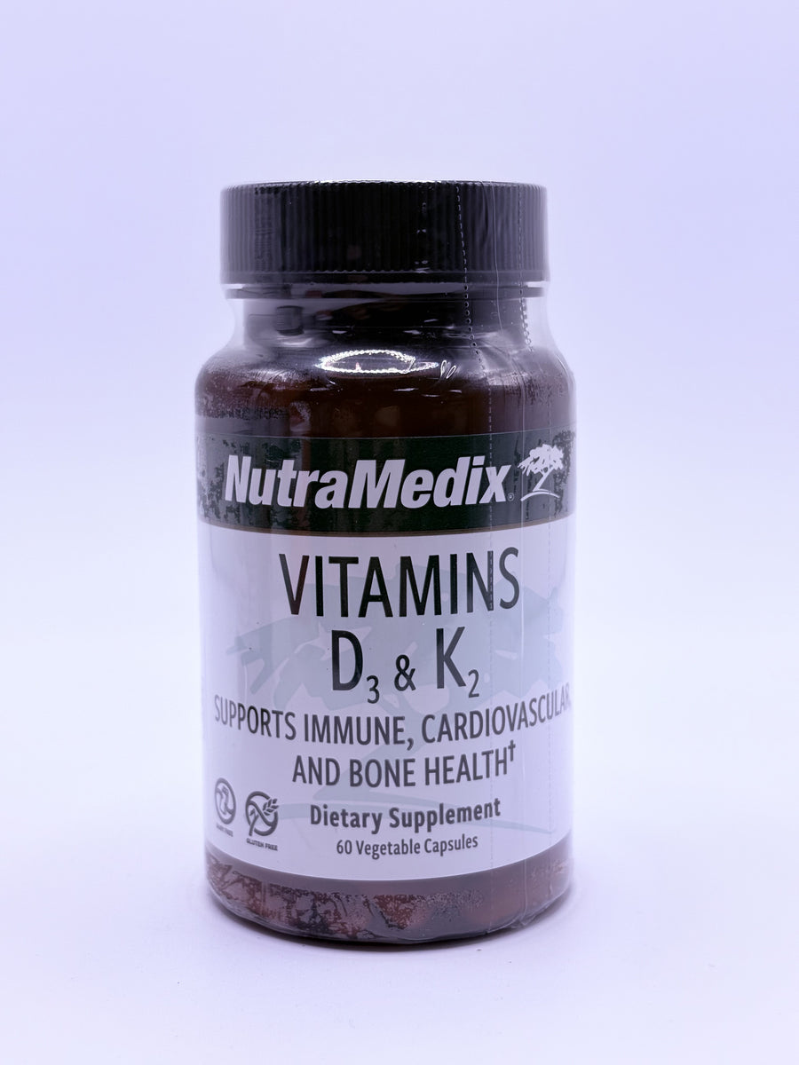 D3 & K2 Vitamins 60 Veg Capsules