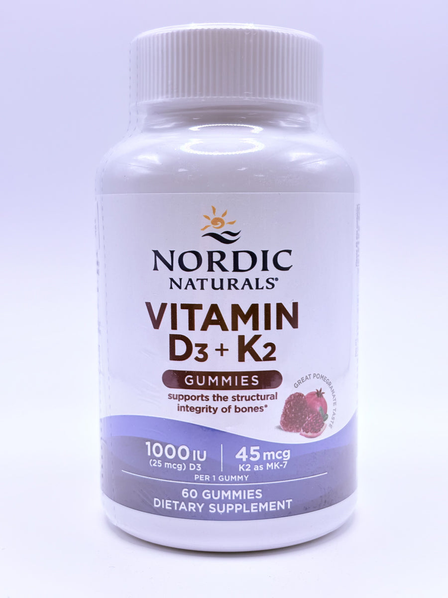 D3 & K2 Vitamins (Gummies) 60 Gummies