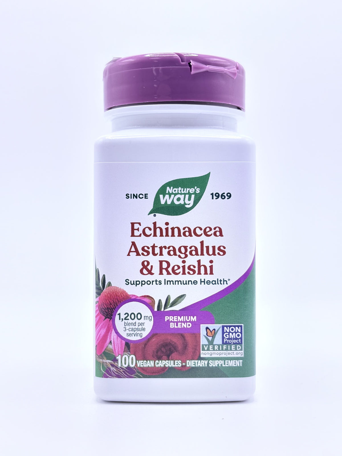 Echinacea Astragalus & Reishi 100 capsules