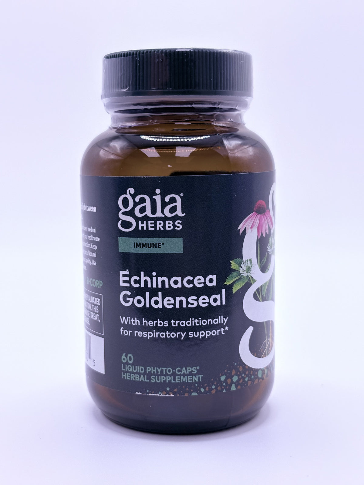 Gaia Herbs Echinacea Goldenseal 60 liquid phytocaps
