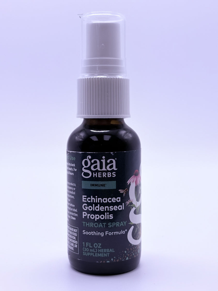 Gaia Herbs Echinacea Goldenseal Propolis Throat Spray 1 fl oz