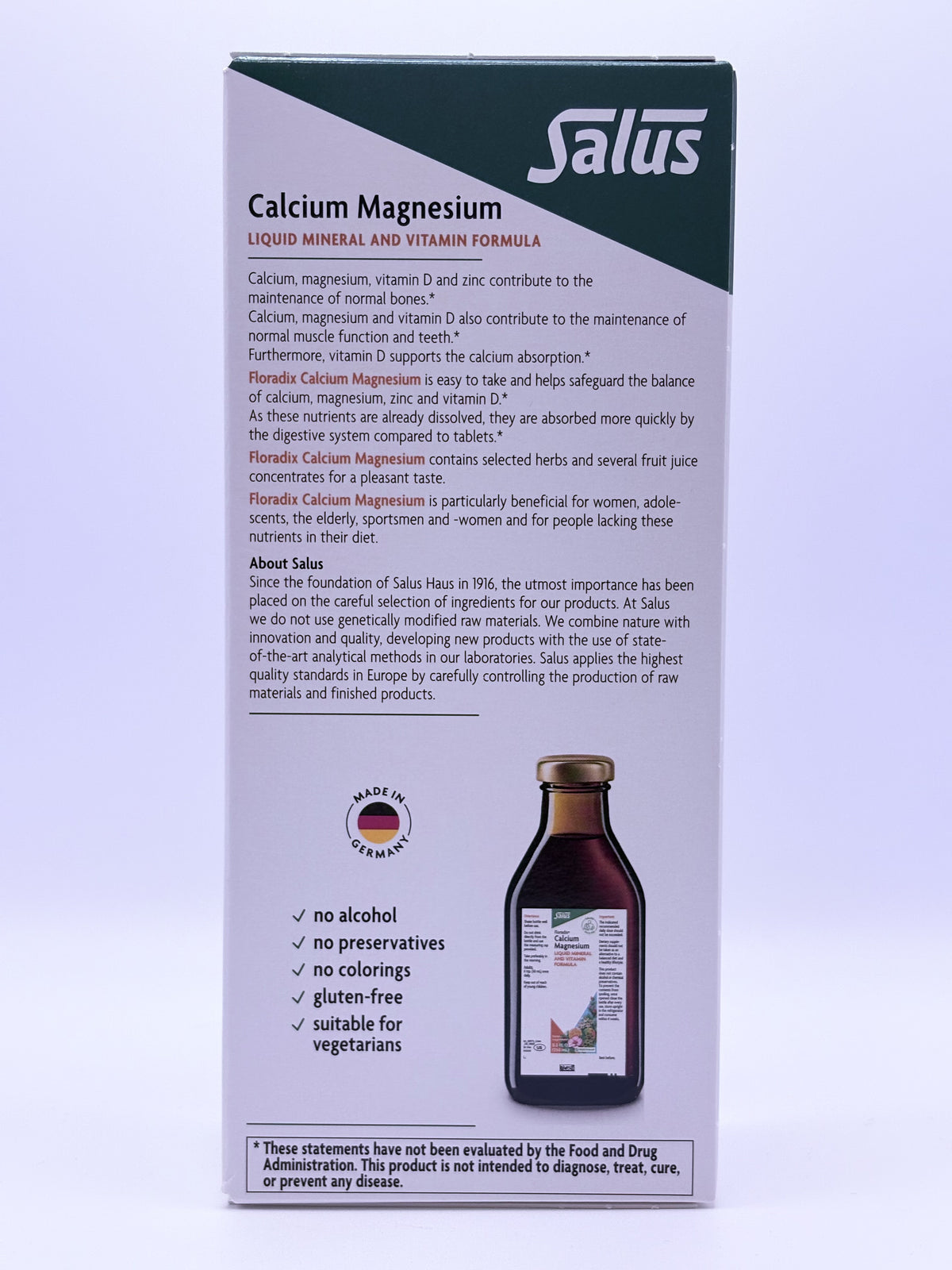 Salus Floradix Calcium Magnesium 8.5 fl oz