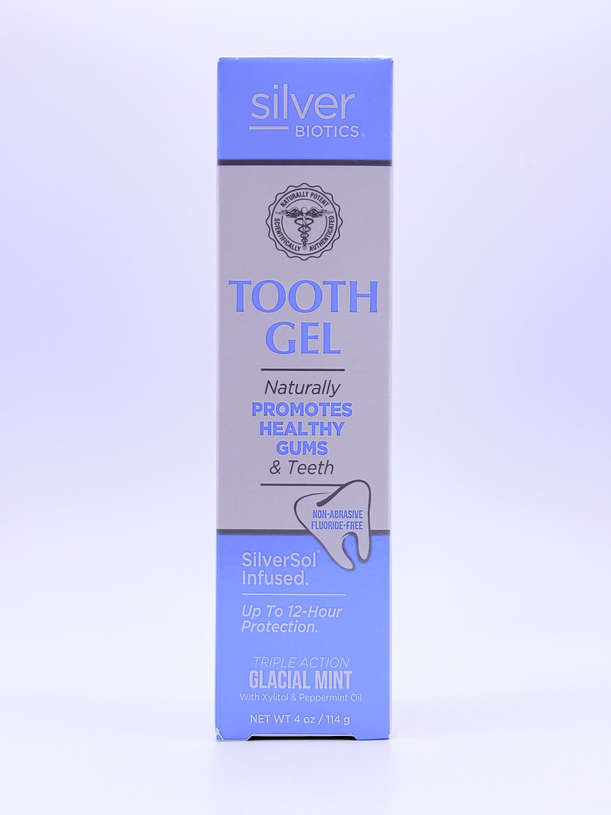Fluoride-free Tooth Gel-SilverSol Infused 4 oz