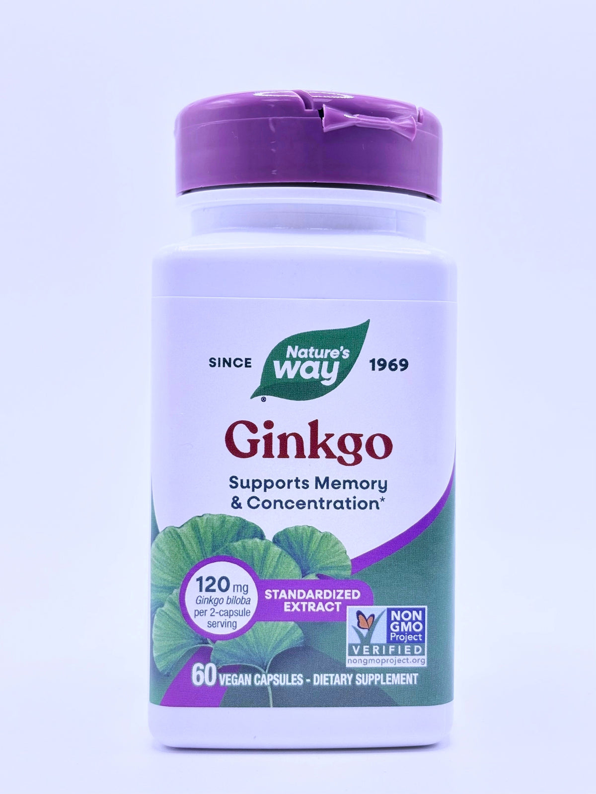 Ginkgo 120mg 60 capsules