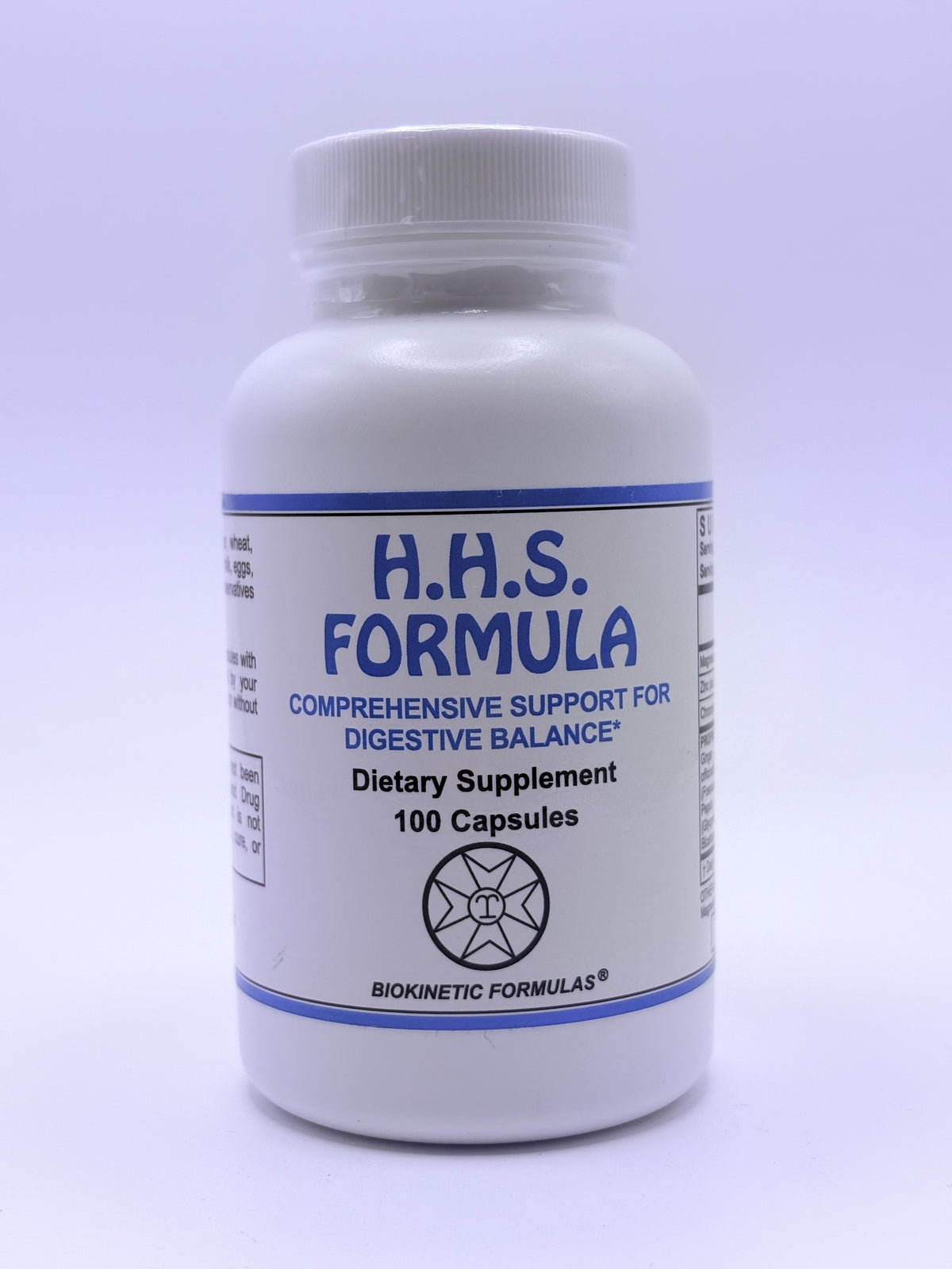 Biokinetic Formulas HHS Formula 100 capsules