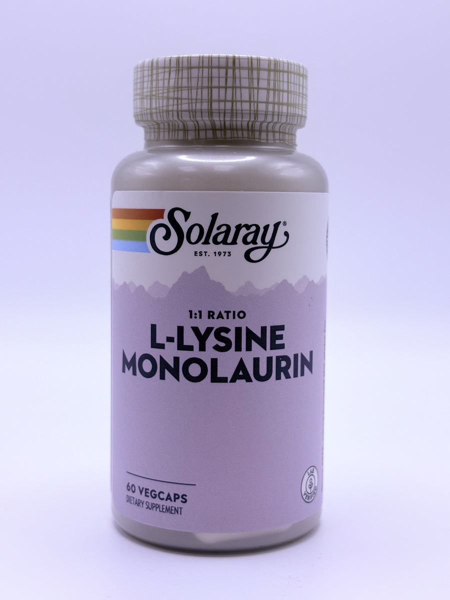Soloray L-Lysine Monolaurin 60 capsules