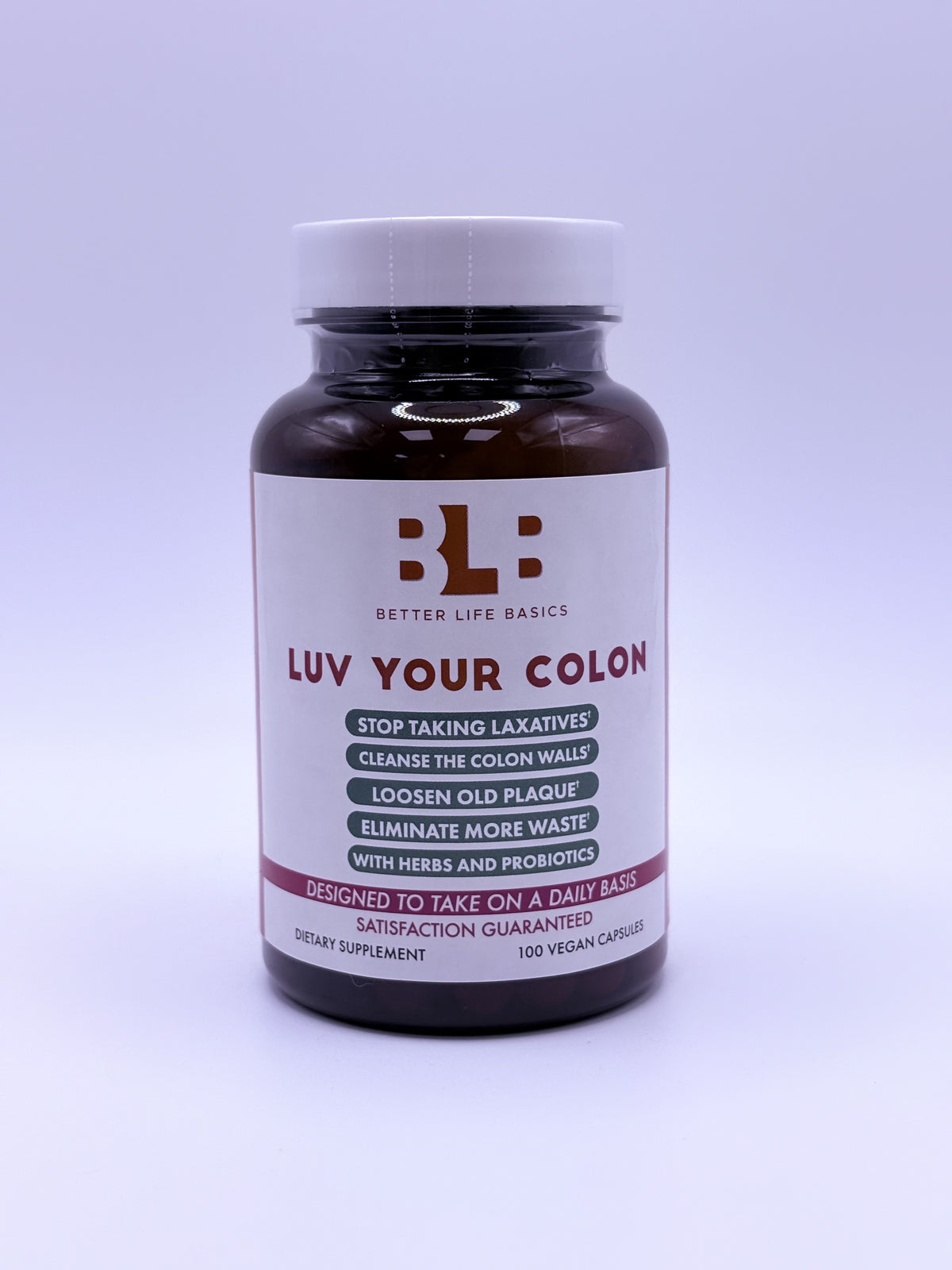 Better Life Basics Luv Your Colon 100 Capsules