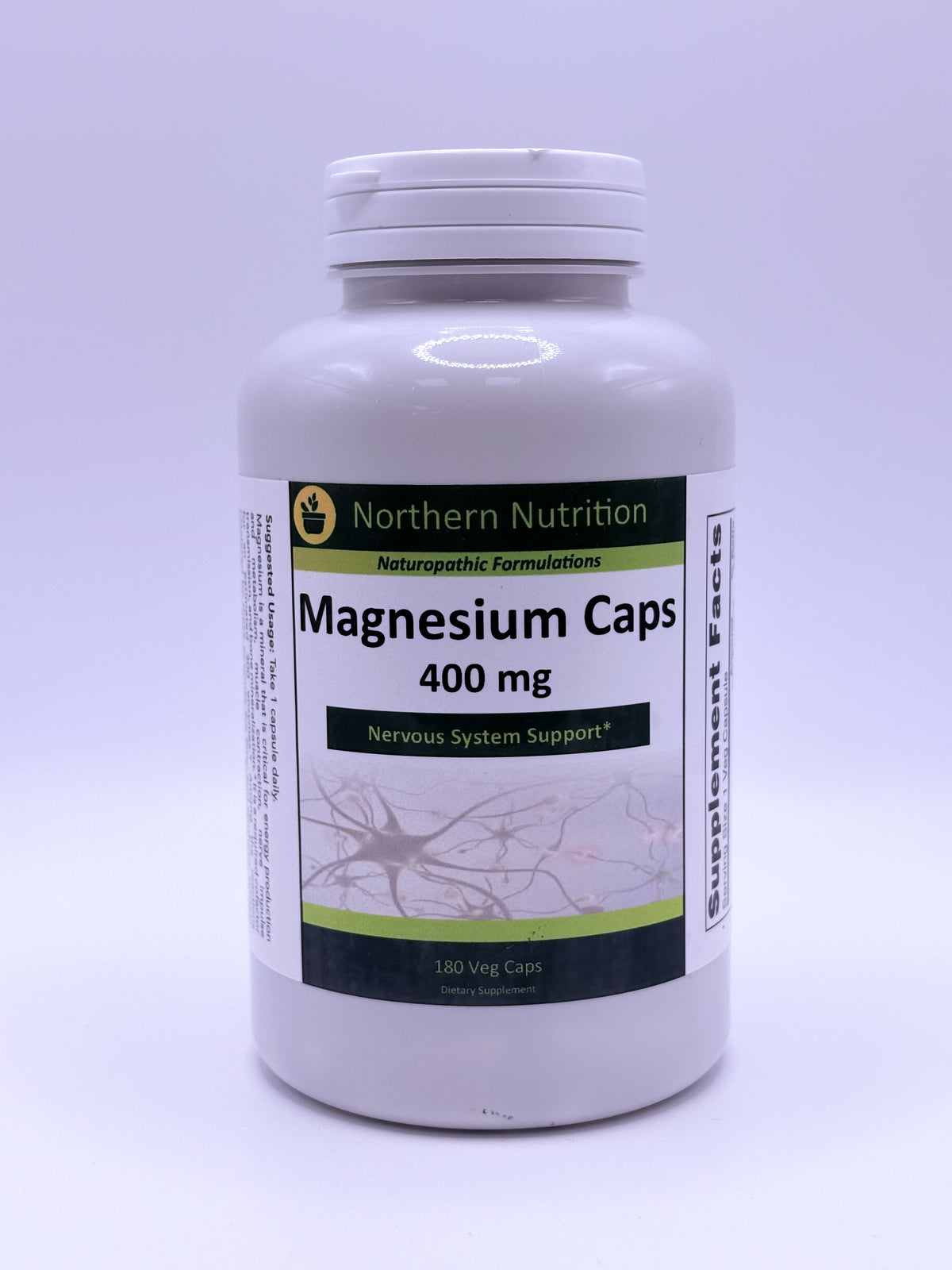 Northern Nutrition Magnesium Caps 400mg 180 capsules