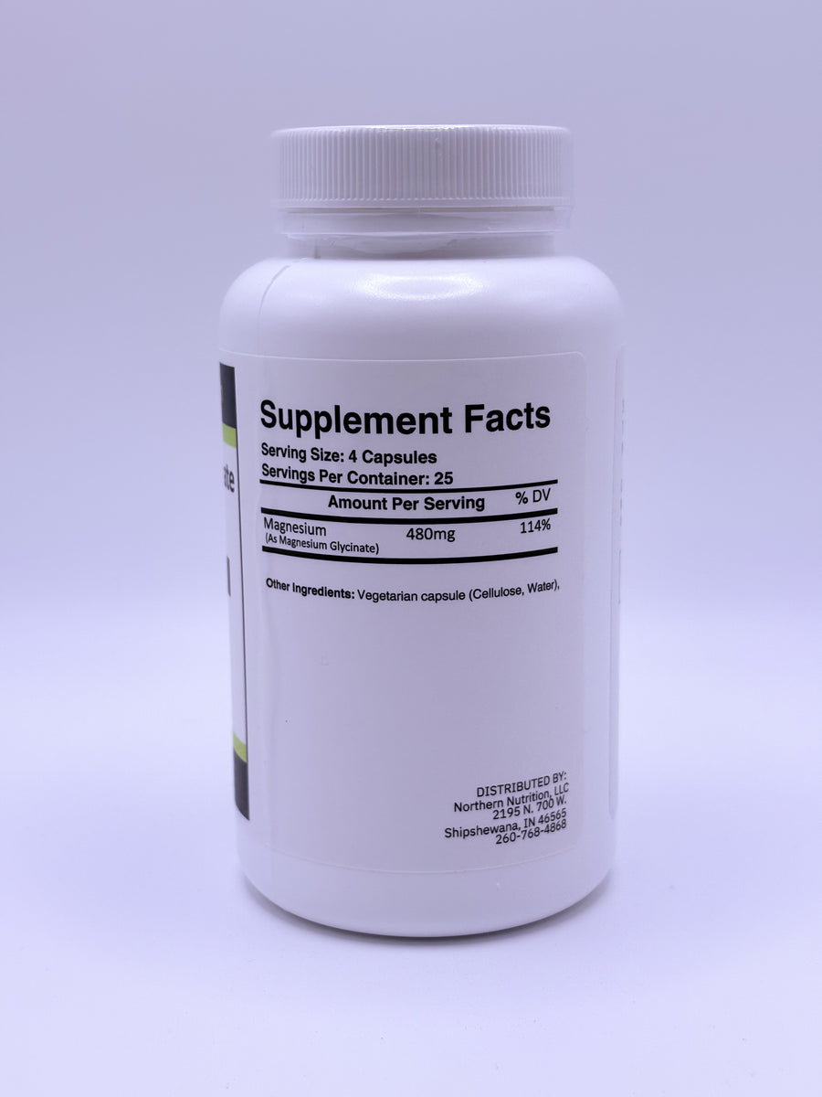 Northern Nutrition Magnesium Glycinate 120mg 100 capsules