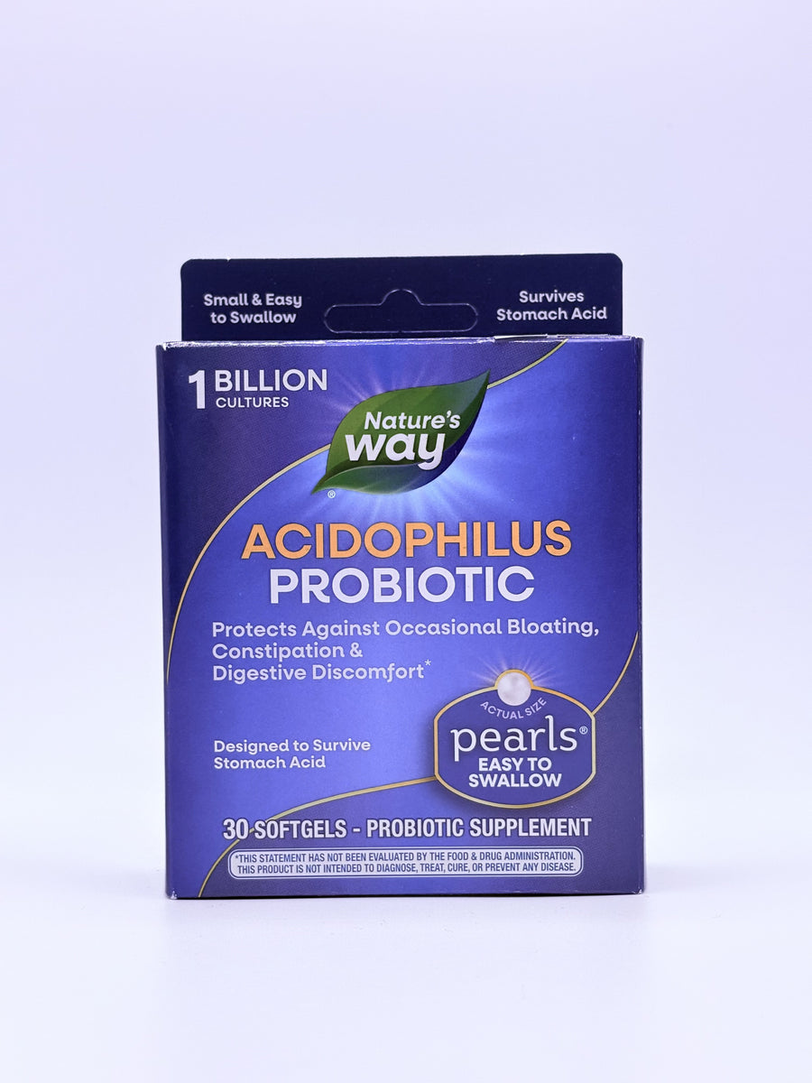 Nature's Way 1 Billion Acidophilus Probiotic 30 softgels