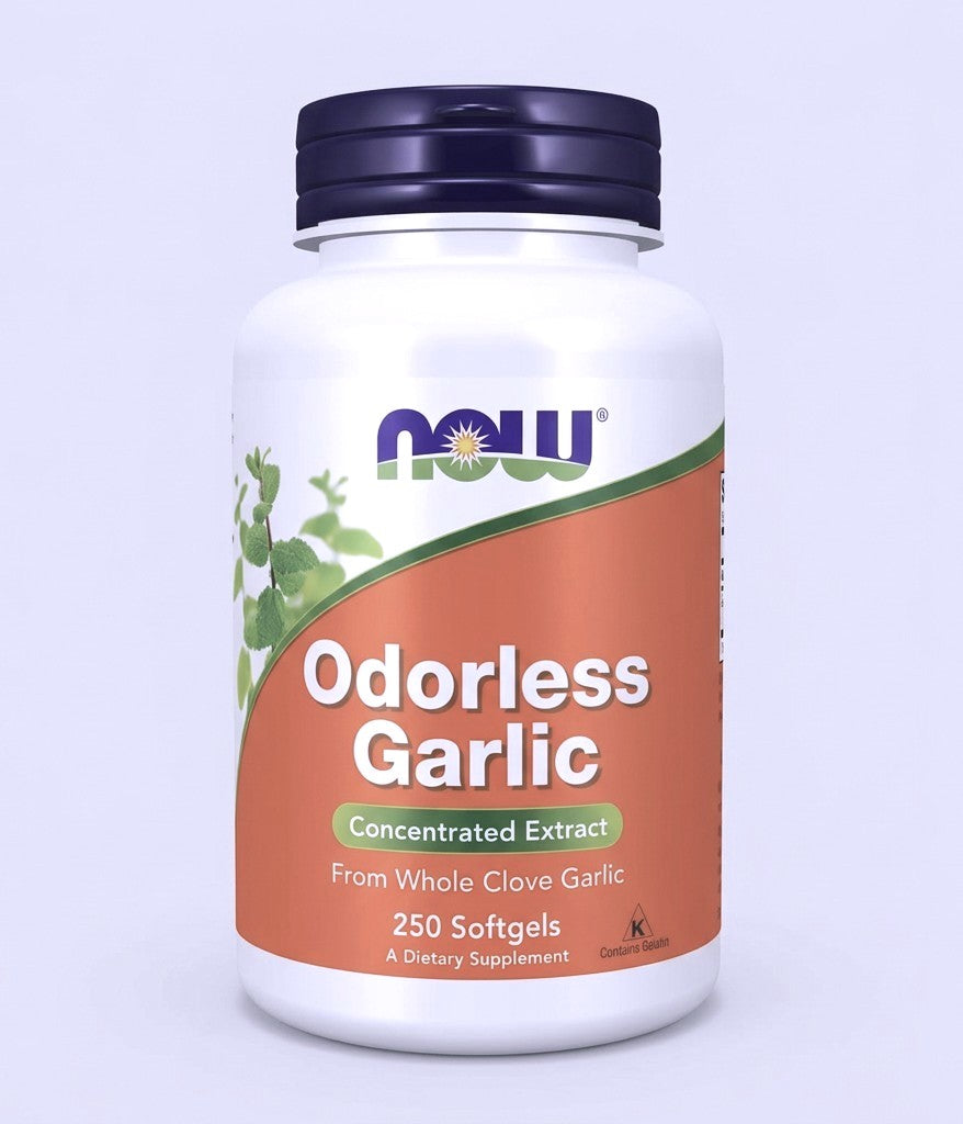 NOW Odorless Garlic 250 softgels