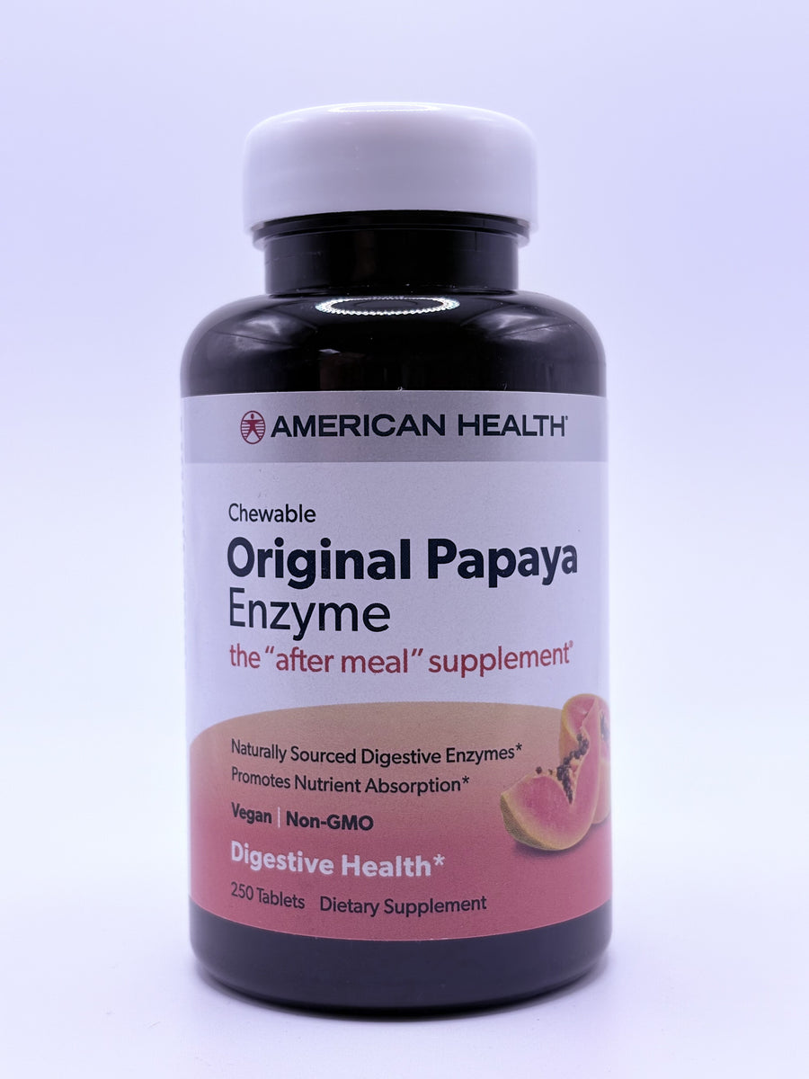 American Health Original Papaya Enzyme 250 Tablets