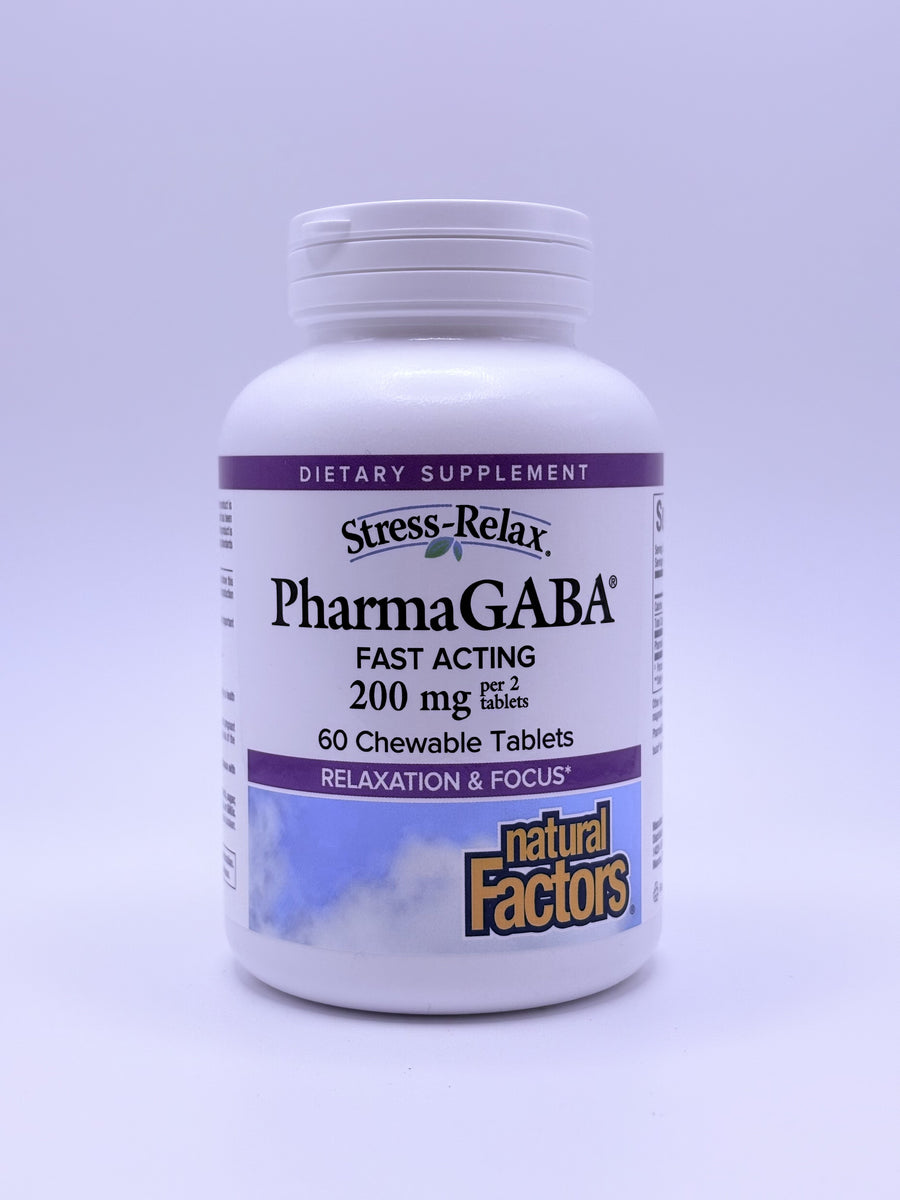 PharmaGaba (200mg-Chewable) 60 Chewable Tablets