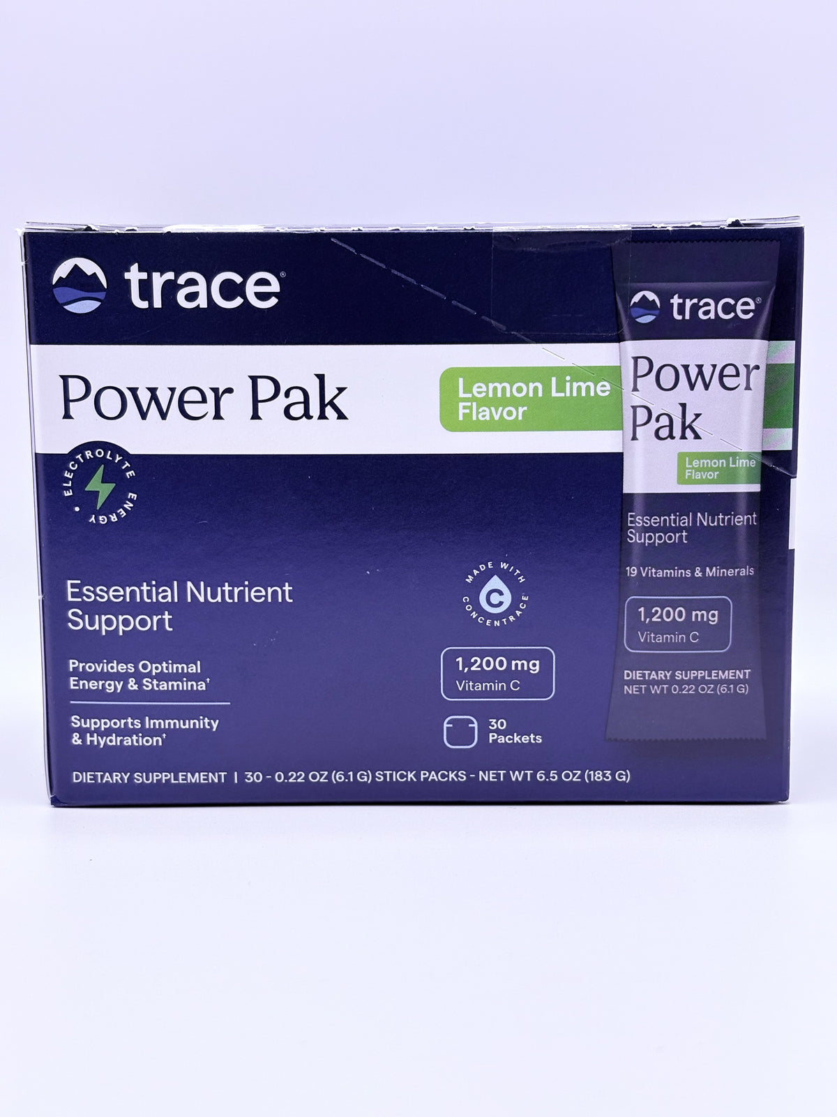 Trace PowerPak (Lemon Lime Flavor) 6.5 oz