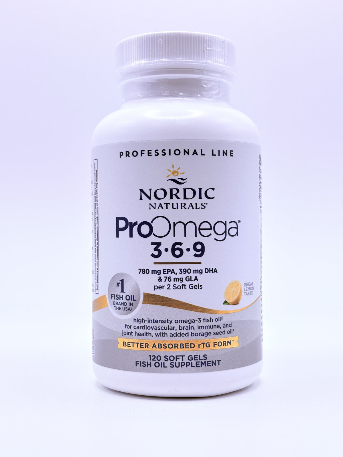 ProOmega 3-6-9 Lemon 120 softgels