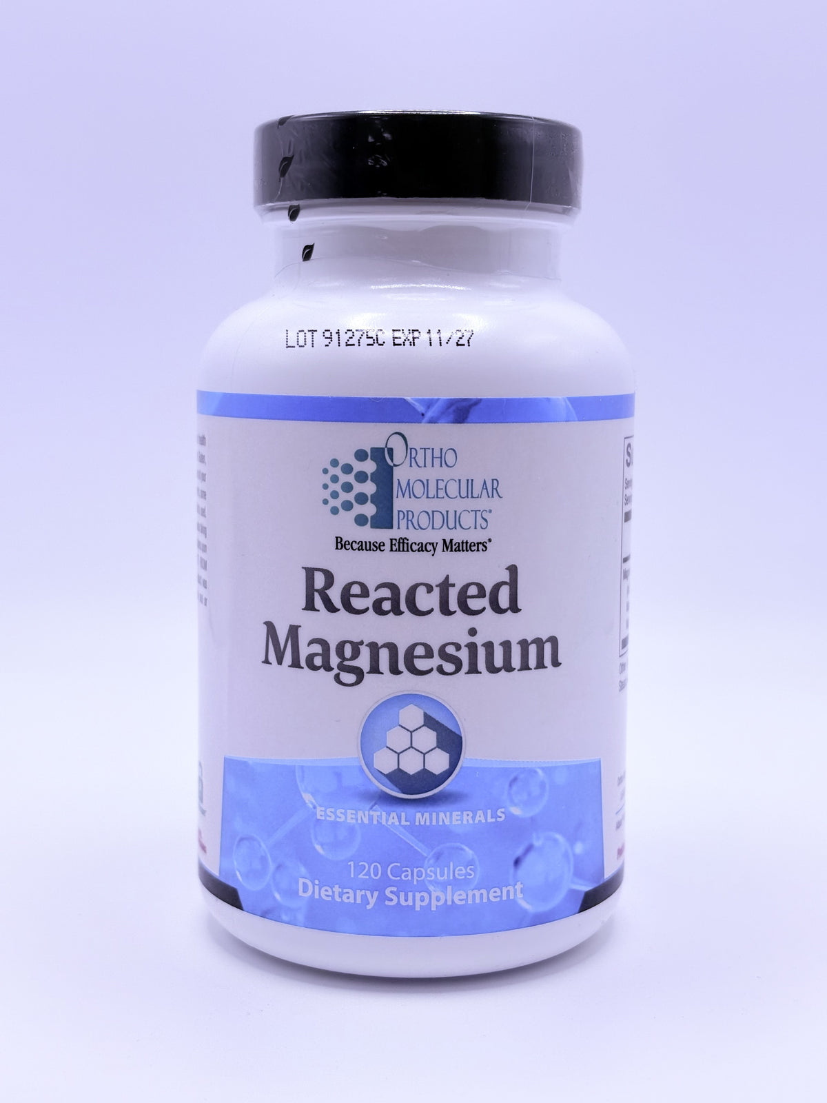 Ortho Molecular Products Reacted Magnesium 120 Capsules