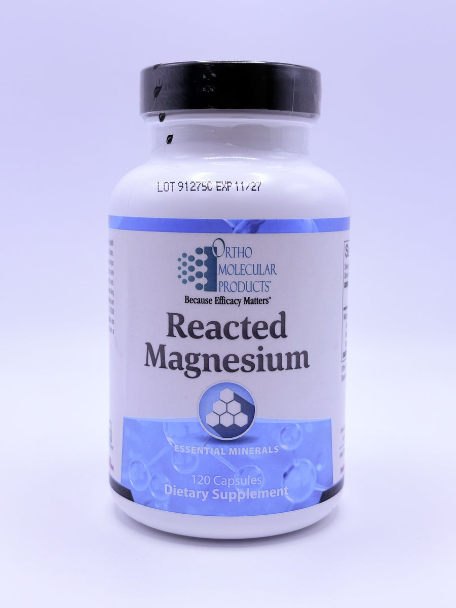 Ortho Molecular Products Reacted Magnesium 120 Capsules