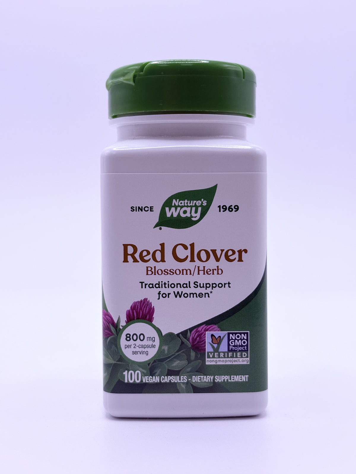 Red Clover 800 mg 100 Capsules