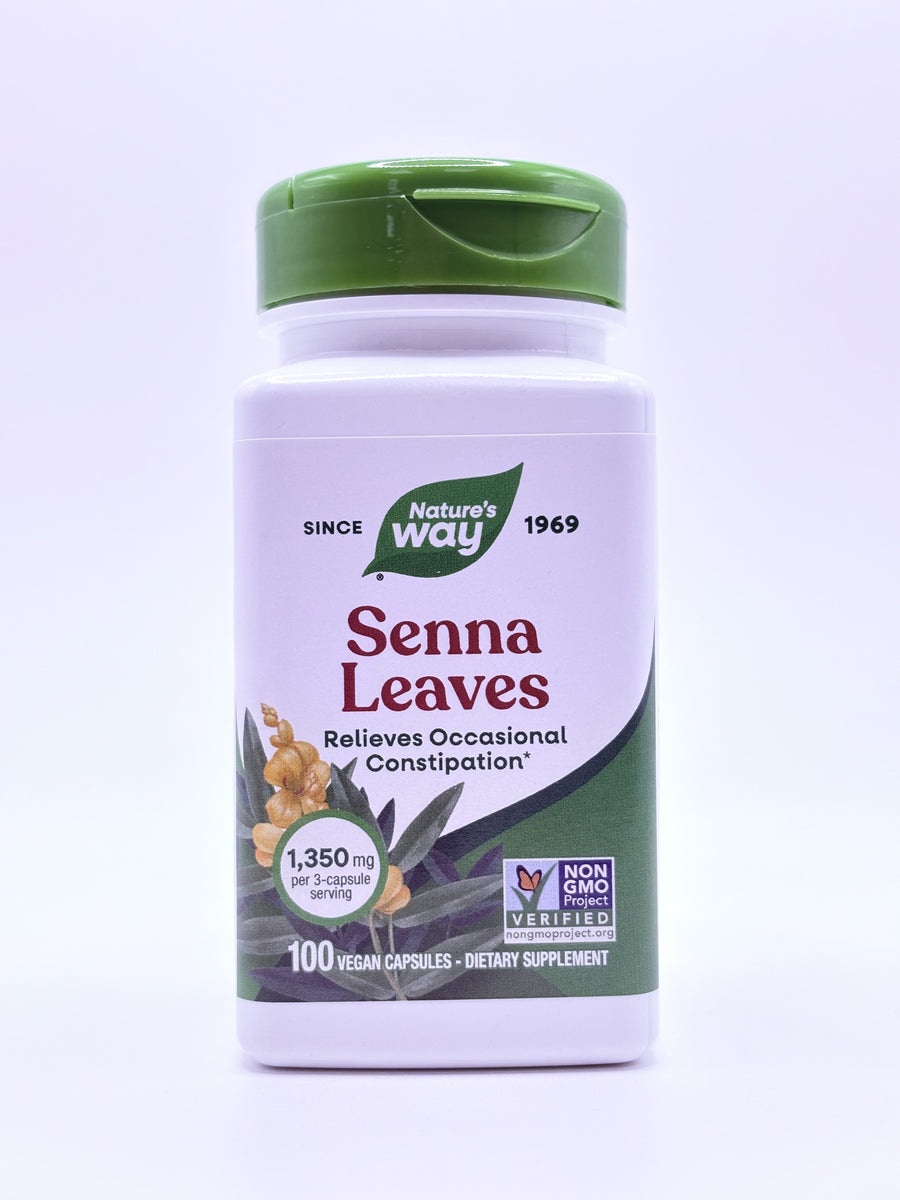 Senna Leaves 1350 mg 100 Capsules