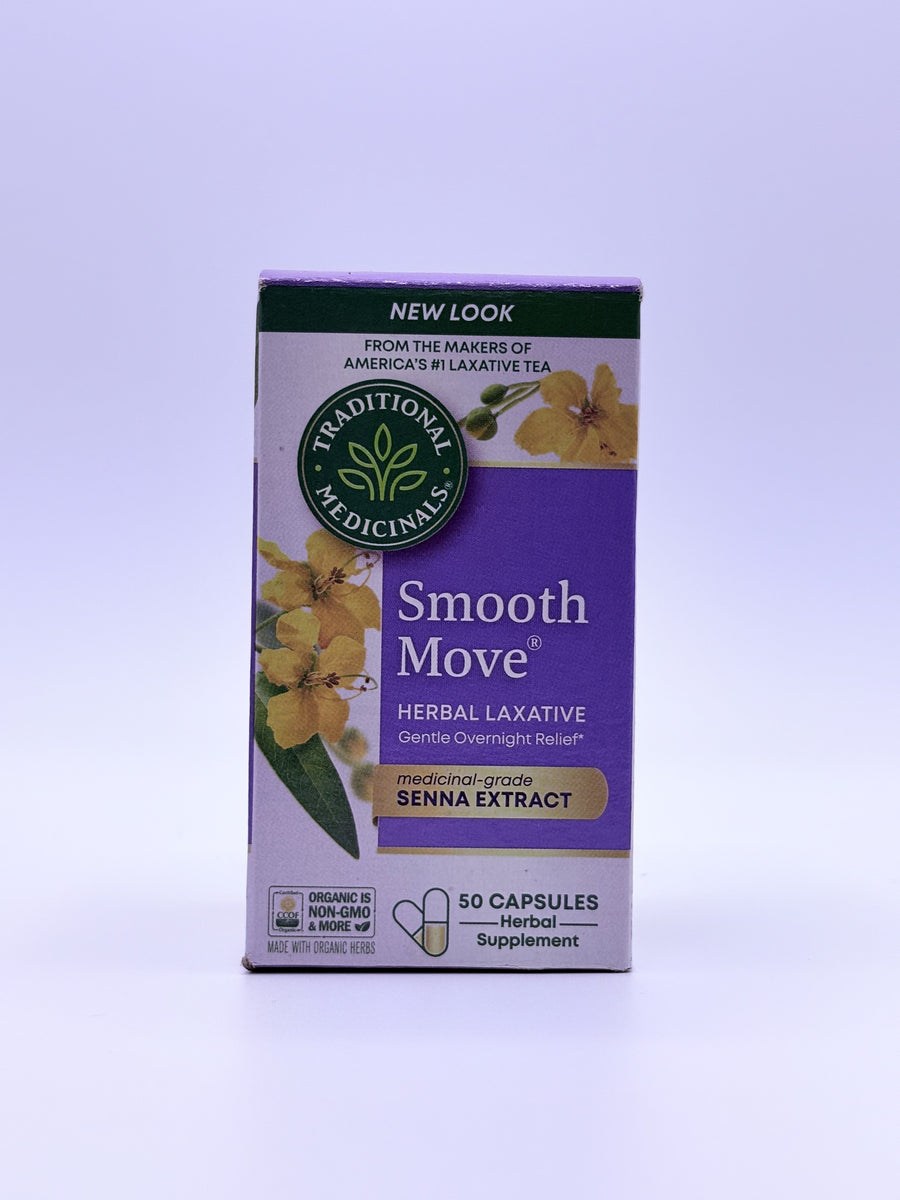 Traditional Medicinals Smooth Move Senna 50 Capsules