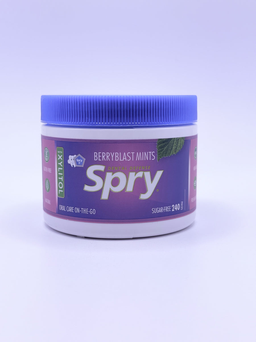 Spry Dental Defense- Berry Blast Mint 240 pieces