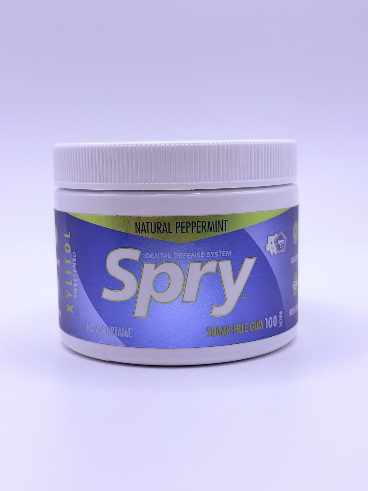Spry Dental Defense- Natural Peppermint 100 pieces