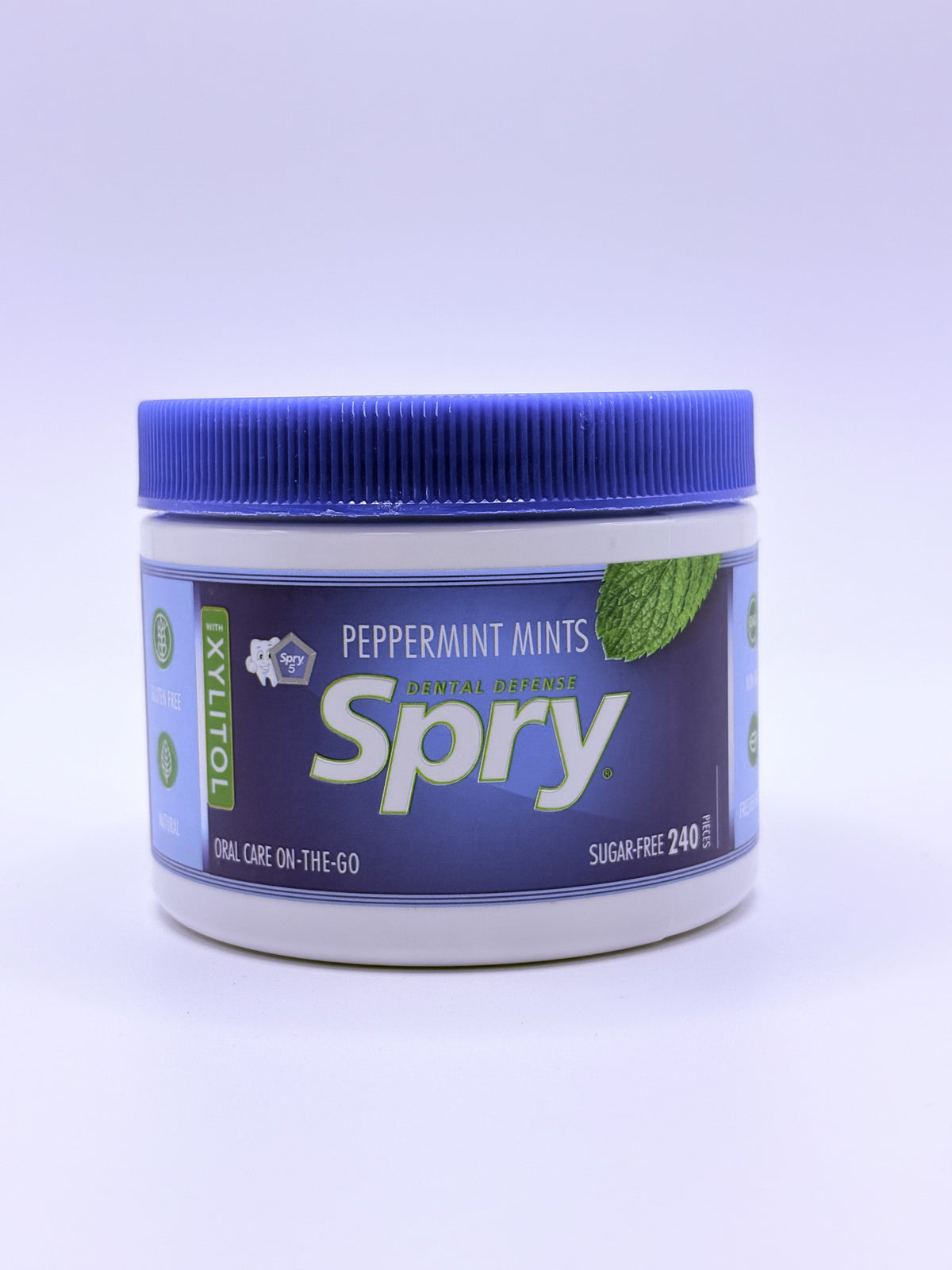 Spry Dental Defense- Peppermint 240 pieces