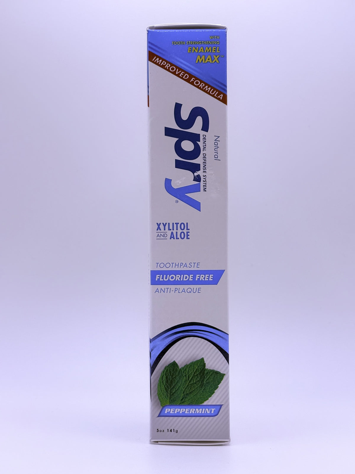 Spry Flouride Free Toothpaste- Peppermint 5 oz