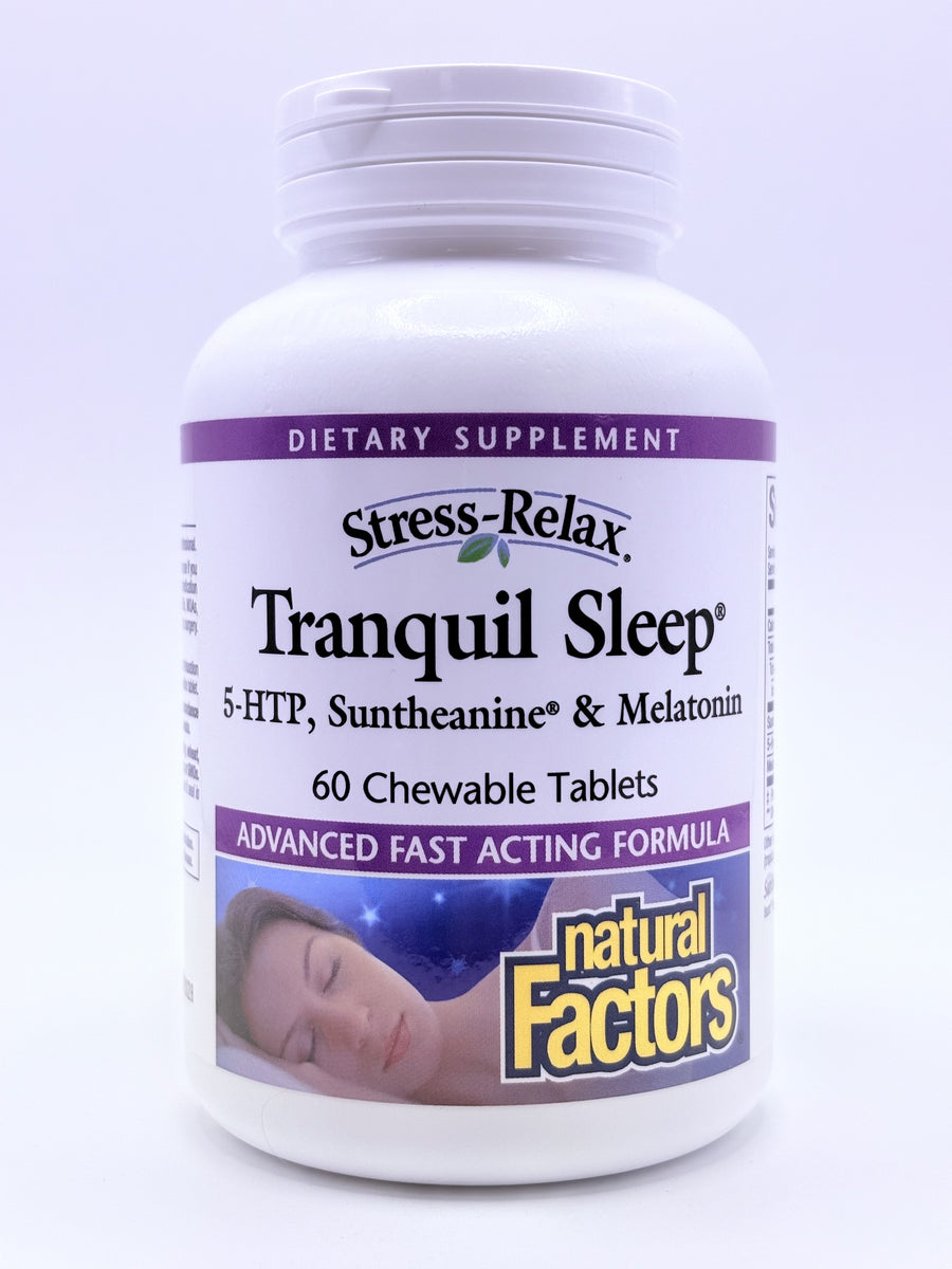 Tranquil Sleep 5-HTP Suntheanine & Melatonin 60 Chewable Tablets