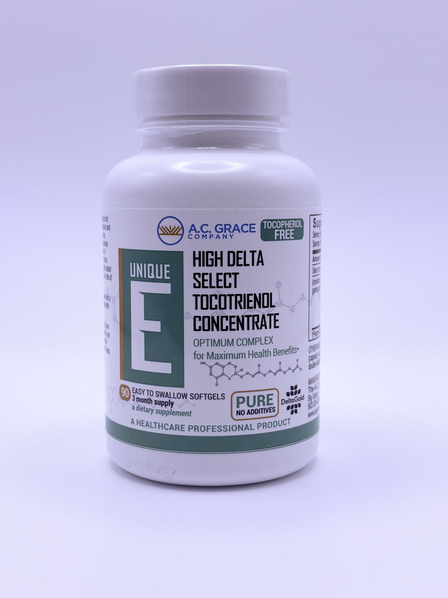 Unique E (High Gamma Mixed Tocopherol) 90 Softgels