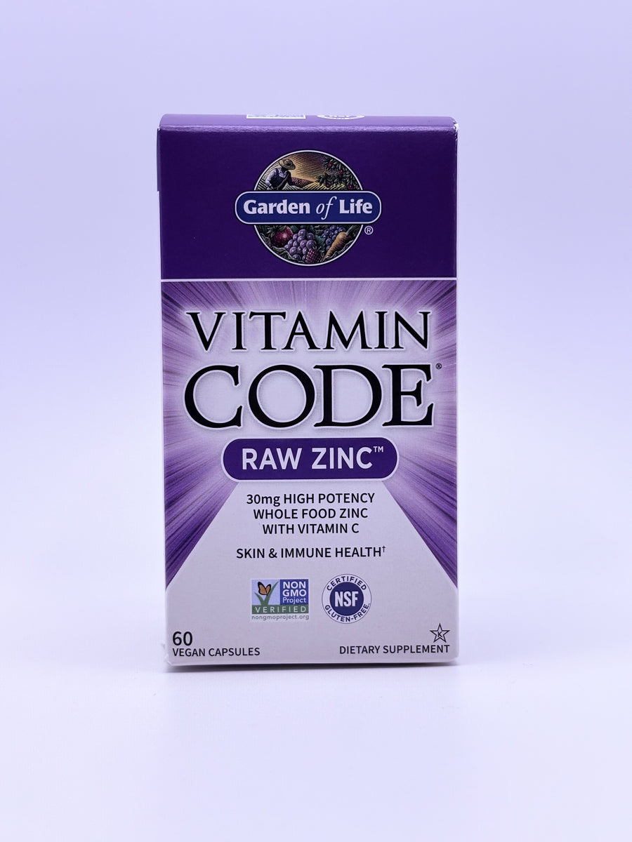 Vitamin Code Raw Zinc 60 Capsules
