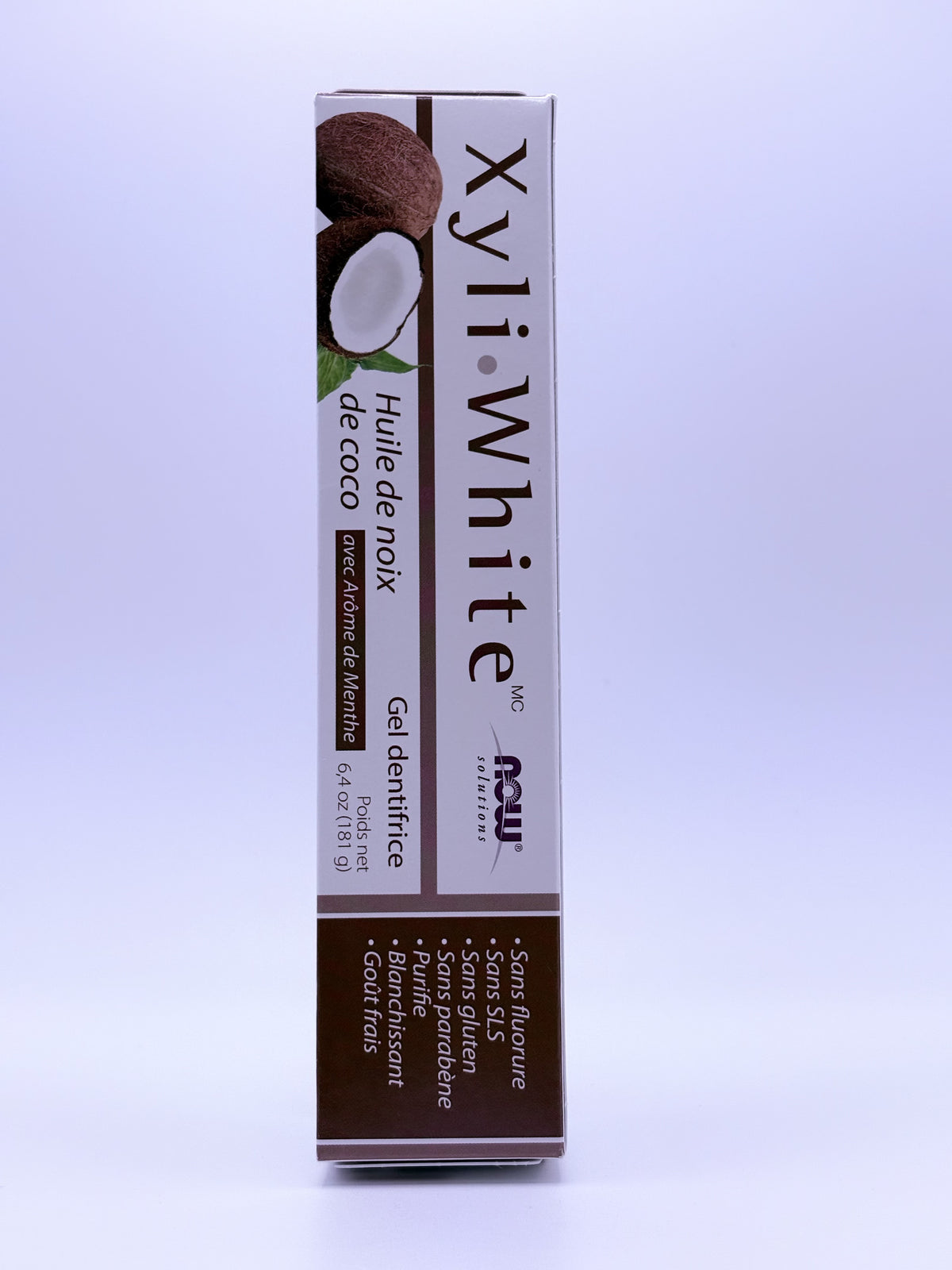 Xyli White Coconut Oil Toothpaste Gel 6.4 oz
