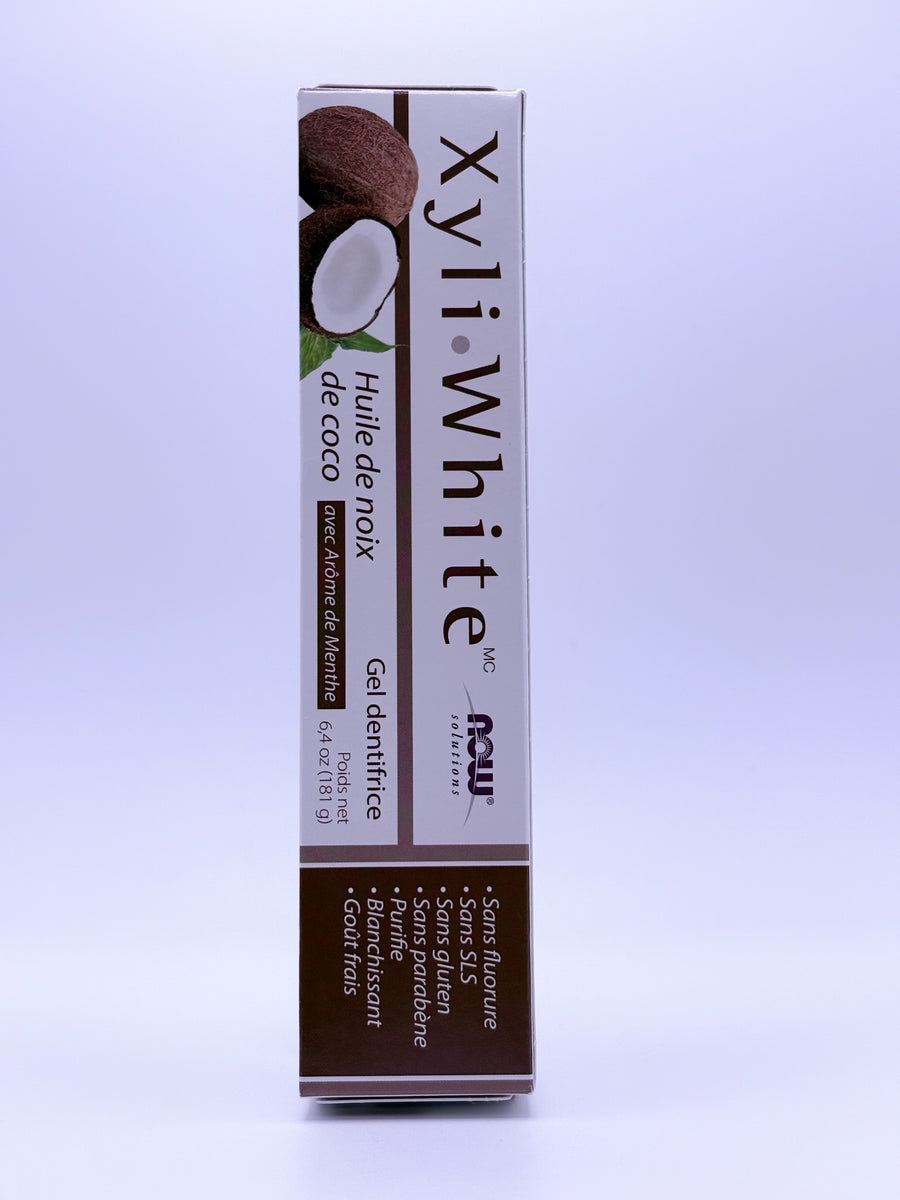 Xyli White Coconut Oil Toothpaste Gel 6.4 oz