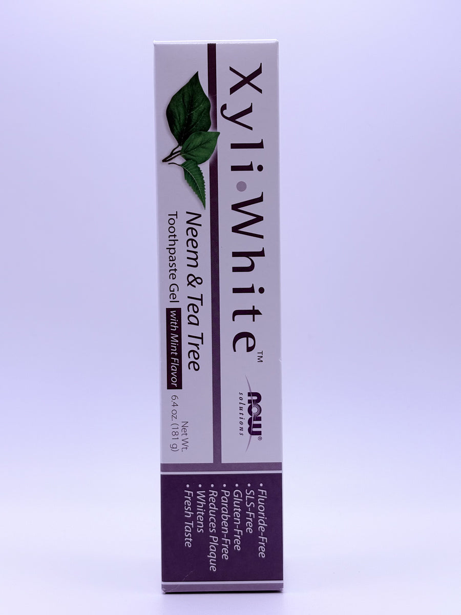 Xyli White Neem &Tea Tree Toothpaste Gel Mint Flafor 6.4 fl Oz